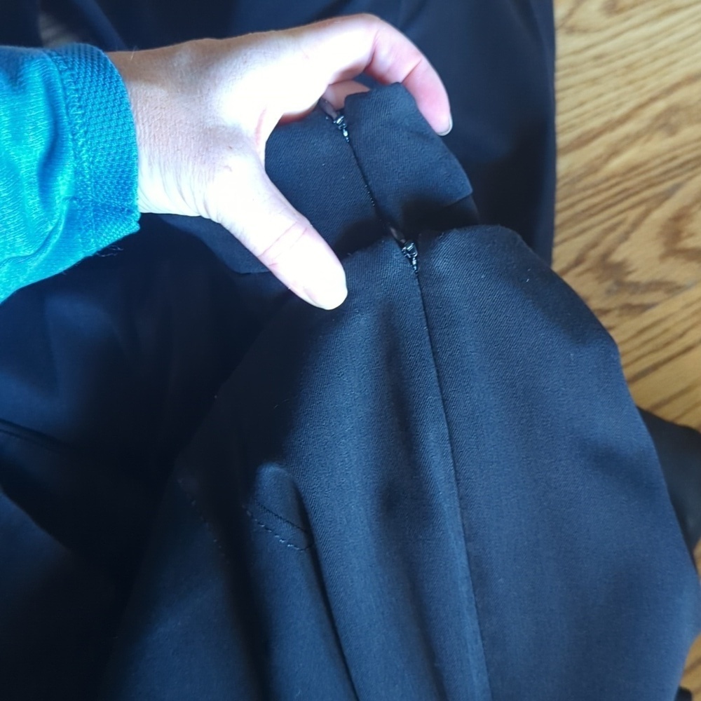 Talbot's Black Straight Pant Bundle Size Women's 14 Side Zip Dress Pant - Picture 6 of 10